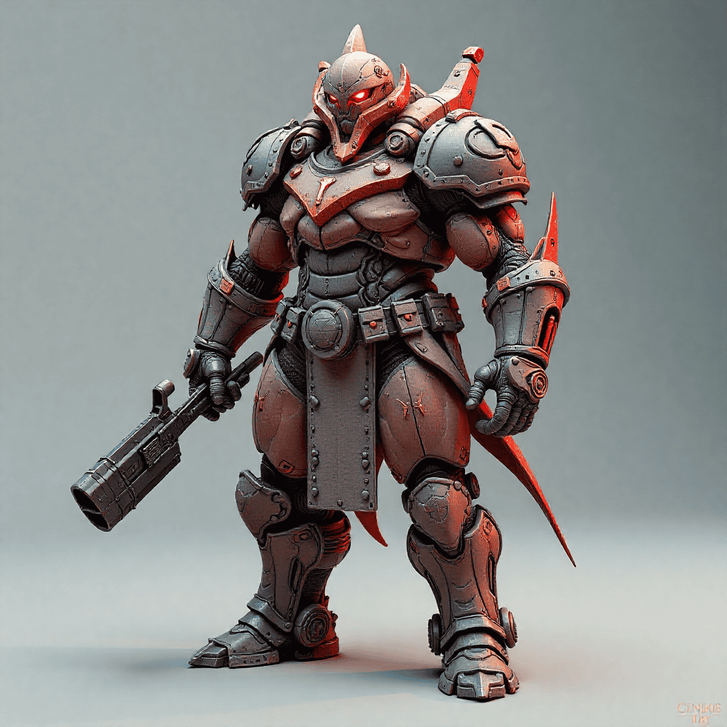 Immersive holographic concept art mood board